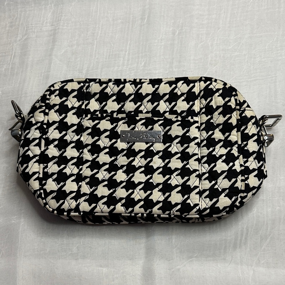 Vera Bradley Black and White Houndstooth Clutch